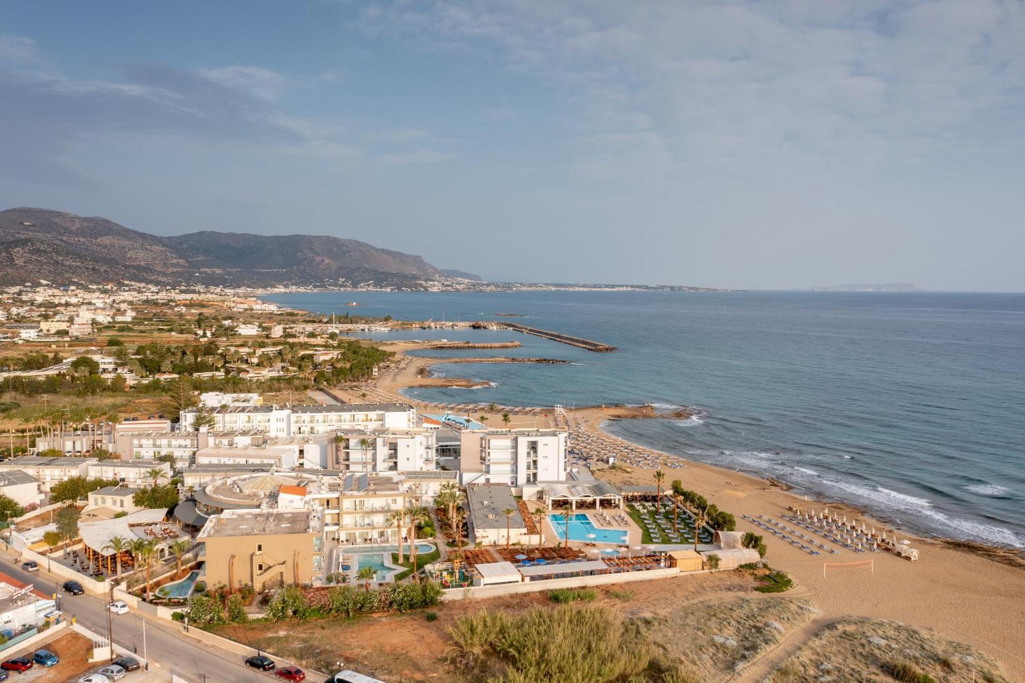 Malia Bay Beach Hotel & Bungalows Esterno foto
