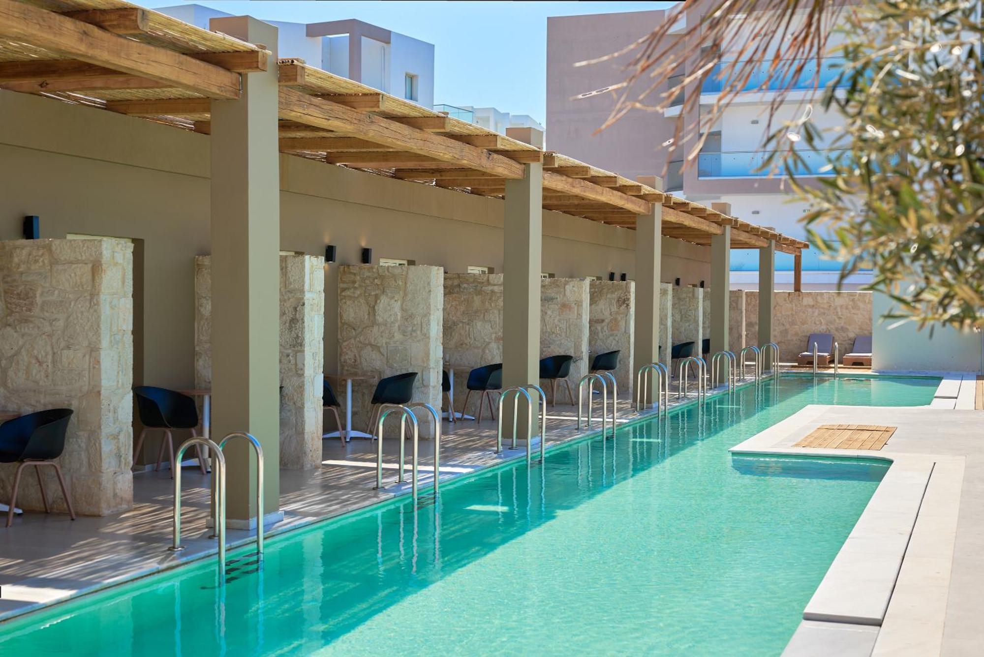 Malia Bay Beach Hotel & Bungalows Esterno foto