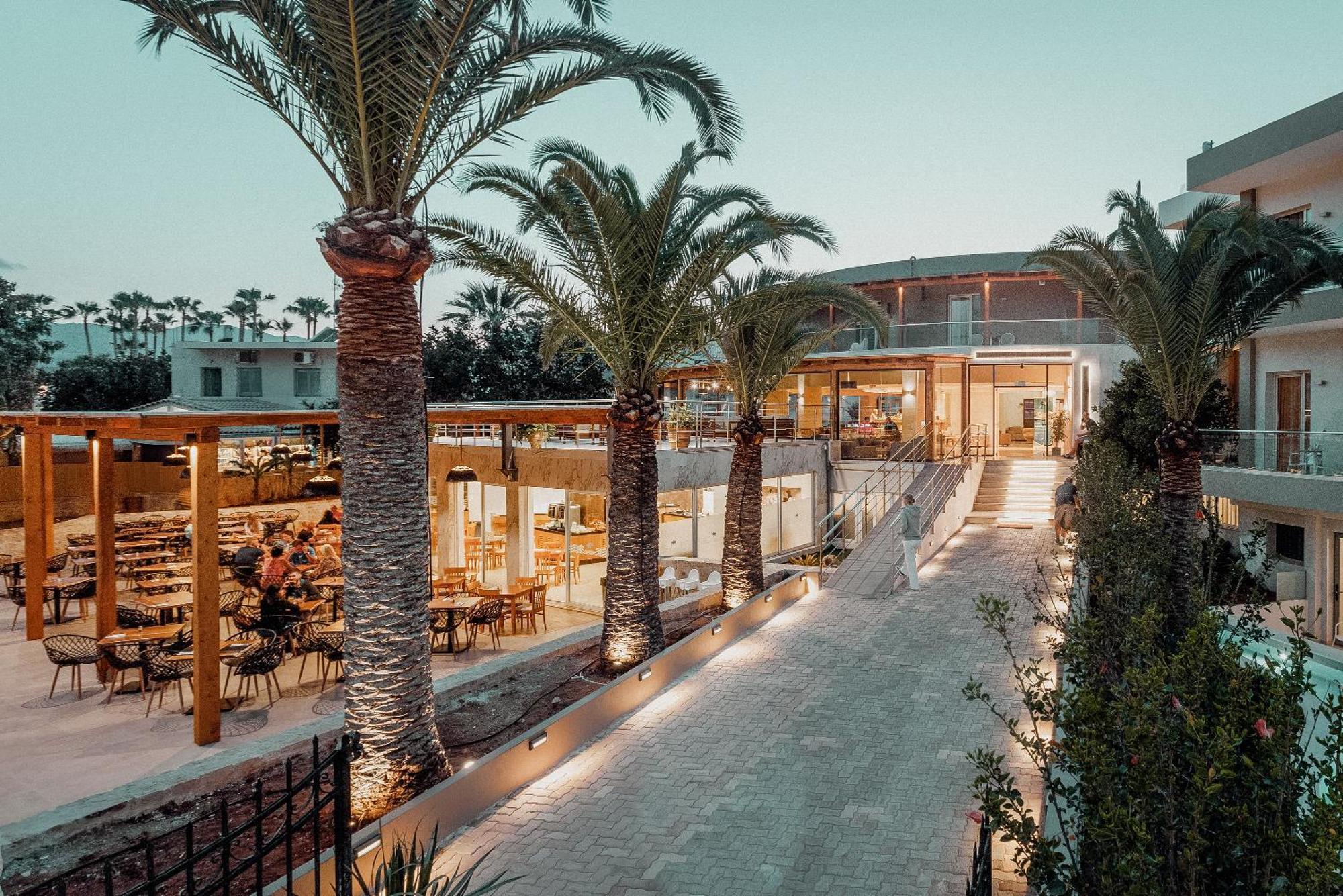 Malia Bay Beach Hotel & Bungalows Esterno foto
